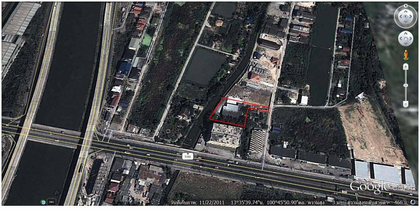 ที่ดิน บางปลา75เทพารักษ์ ห่างถนนใหญ่30เมตร