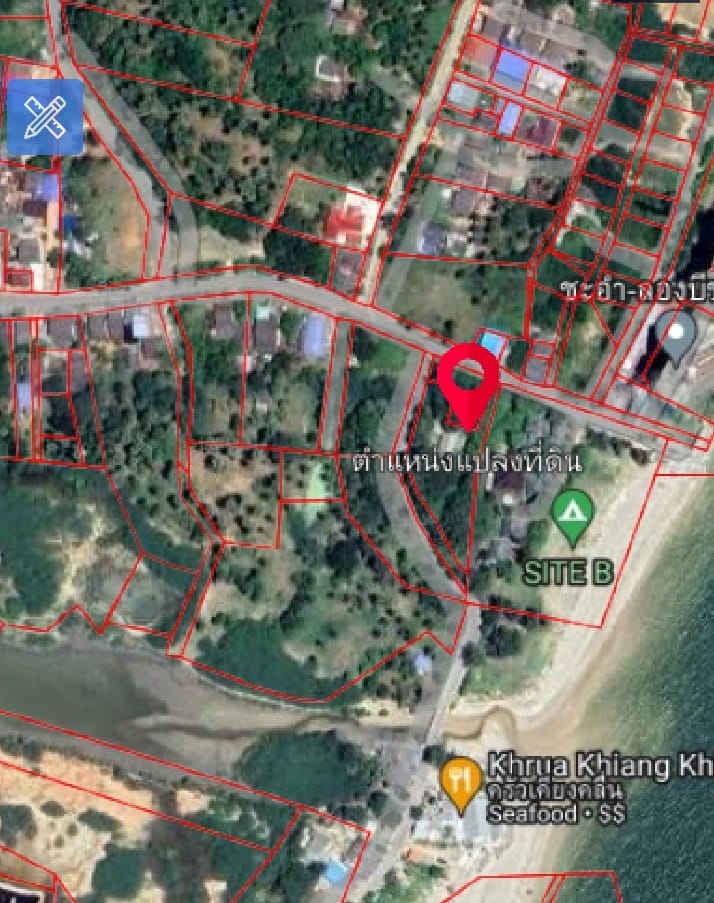 ที่ดินชะอำ ห่างทะเลแค่60ม. ถมเรียบร้อย ขนาดที่ดิน 193ตรว ตรงข้ามลองบีช คอนโด เดินลงทะเล ใกล้ร้านอาหาร ตัวเมืองชะอำ